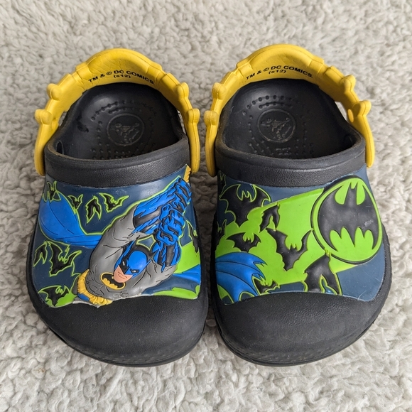 CROCS For Baby Batman Size 4-5 - Picture 1 of 6